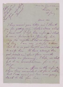 Letter from Berruch,