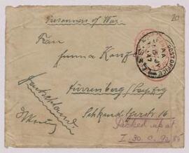 German Prisoner of War Letter,