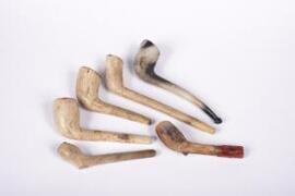 Clay pipes.