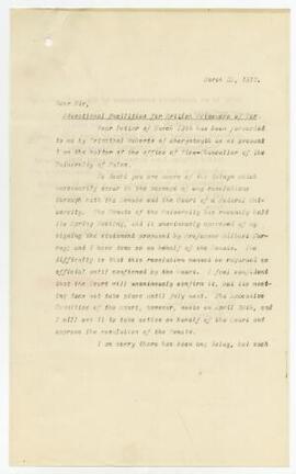 Letter sent 20 Mar 1918,