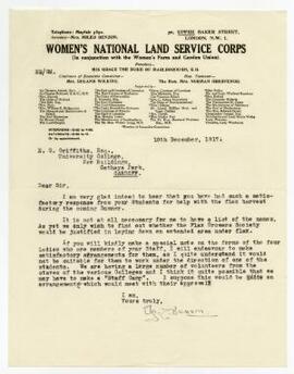 Letter sent 10 Dec 1917,