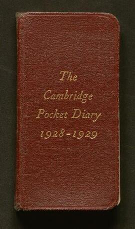 Diary kept at Trinity College, Cambridge;