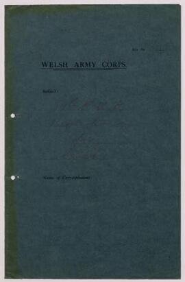 Requisitions for cash, 1 Feb.-21 Aug. 1915,