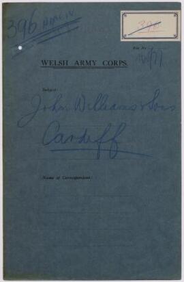 John Williams & Sons, Cardiff, Nov,