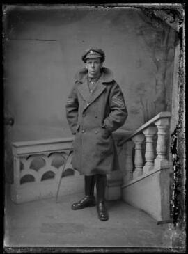 [Sergeant, Army Service Corps wearing greatcoat.]