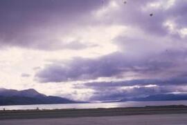[View from the runway, El Calafate airport]