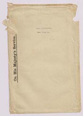Sundry correspondence, June-Nov,
