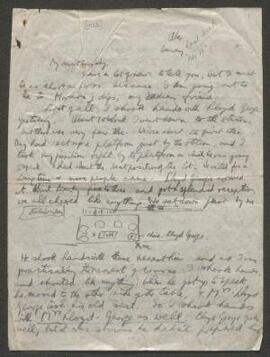Letters from G.V.J. to his family while a student at UCW, Aberystwyth.