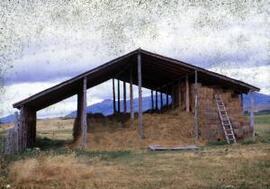 [Side view of a barn]