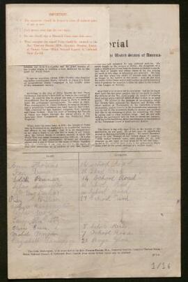 Petition - 1/16