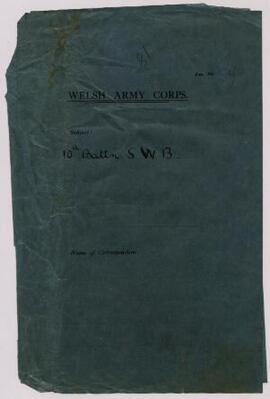 General correspondence, Nov. 1914-May 1916; correspondence re supply of clothing and equipment, D...