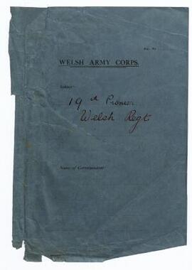 General March 1915-Aug. 1916; clothing correspondence April-Aug. 1915. 1915-16,