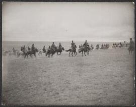 [Horsemen at the Great Mongolian Festival of the Princes]