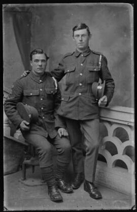 [Lance Corporal and Private, Welsh Regiment]