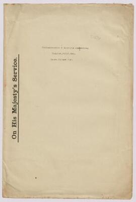 Correspondence and receipts, May-Nov. 1915, respecting samples, skips etc., store, Colwyn Bay,