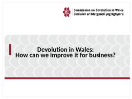 Presentation to Swansea Business
