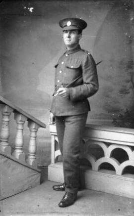 [A soldier in the Royal Engineers]