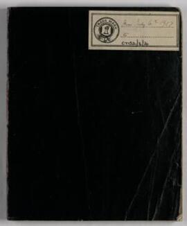 Clerk of Tribunal's notebook,