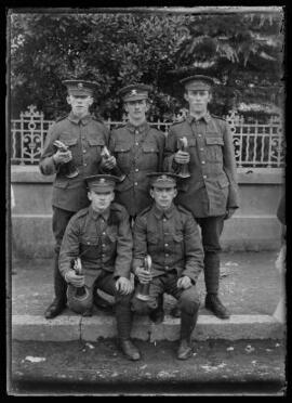 [Five Welsh Regiment Buglers]