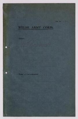 Requisition for cash, 6 March-21 Aug. 1915,