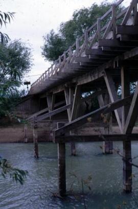 [Trestle bridge over a river]