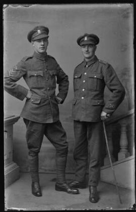 [Sergeant Physical Training Instructor in Welsh Regiment and a marksman in a Fusilier Regiment]