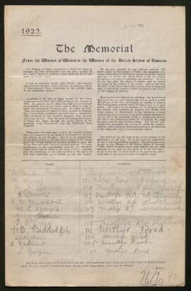 Petition - 26/10