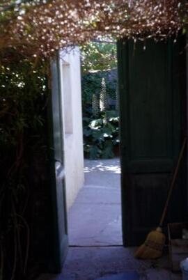 [Doorway leading to a garden]
