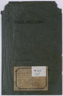 Correspondence, Jan. 1915-Oct. 1916, of Local Auditor, Western Command, Chester. 1915-16,