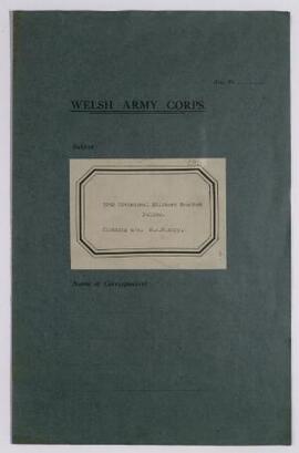 Clothing account, WAC copy, one weekly sheet, nd.