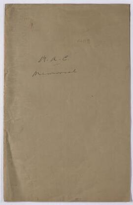 Correspondence, Dec. 1921-Nov. 1925, relating to the proposal to erect a memorial in Mametz Churc...