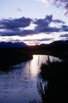 [Sunset on the Rio Percey]