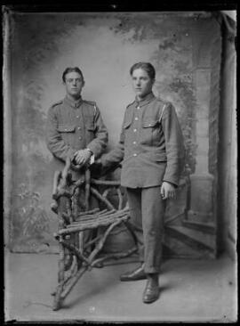 [Two Soldiers, possibly brothers]