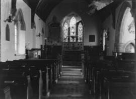 Interior of Llangedwyn Church.