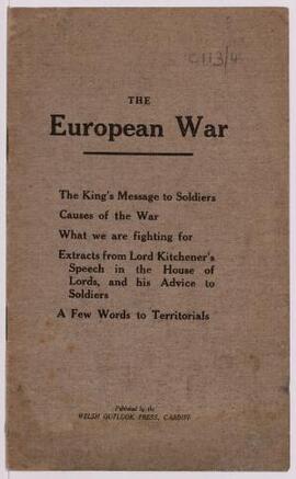 The European War (Cardiff, 1914),