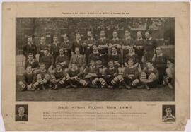 Poster photograph of the South African Football Team,
