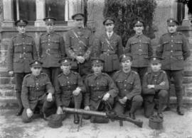 [Welsh Regiment Soldiers with a Lewis Gun]