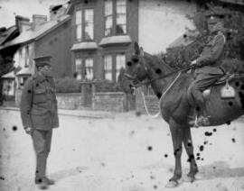[Two Soldiers and a Horse]