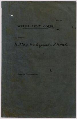 Miscellaneous accounts, Feb.-Aug. 1915; correspondence respecting and with Officer Commanding, De...
