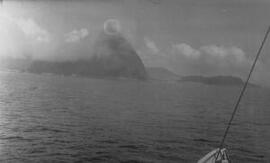 [Sugarloaf Mountain as seen from the sea]