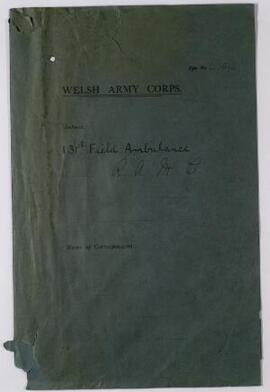 Invoices, accounts, etc., March-Sept. 1915; clothing account, WAC copy, to Aug. 1915; clothing co...
