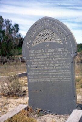 [Headstone of Richard Humphreys, Moriah, Trelew]
