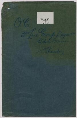 Correspondence, Aug. 1915, with Officer Commanding, 3rd Line Group Depot Welsh Division,