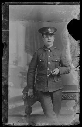 [Soldier in the Welsh Regiment - copy photo]