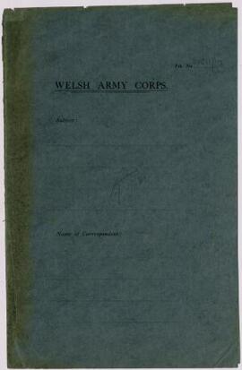 Notes of meeting held at the residence of Sir Ivor Herbert 27 Oct. 1915; list of members of the E...