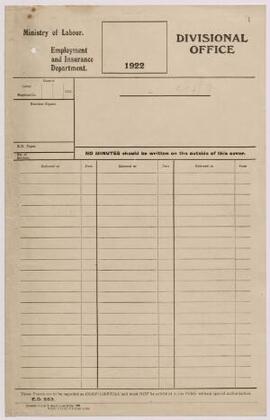 Divisional Officer's correspondence, Oct. 1913-Dec. 21, including relevant papers concerning the ...
