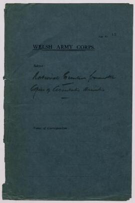 National Executive Committee-copies of circulated minutes, Oct.-Nov. 1914,