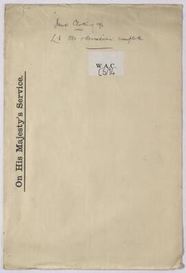 Abstract of Examination of accounts of the Welsh Army Corps (Clothing account) for June 1915, pas...