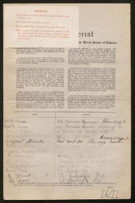 Petition - 26/12