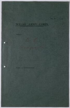 Royal Engineers Headquarters, requisition for cash,